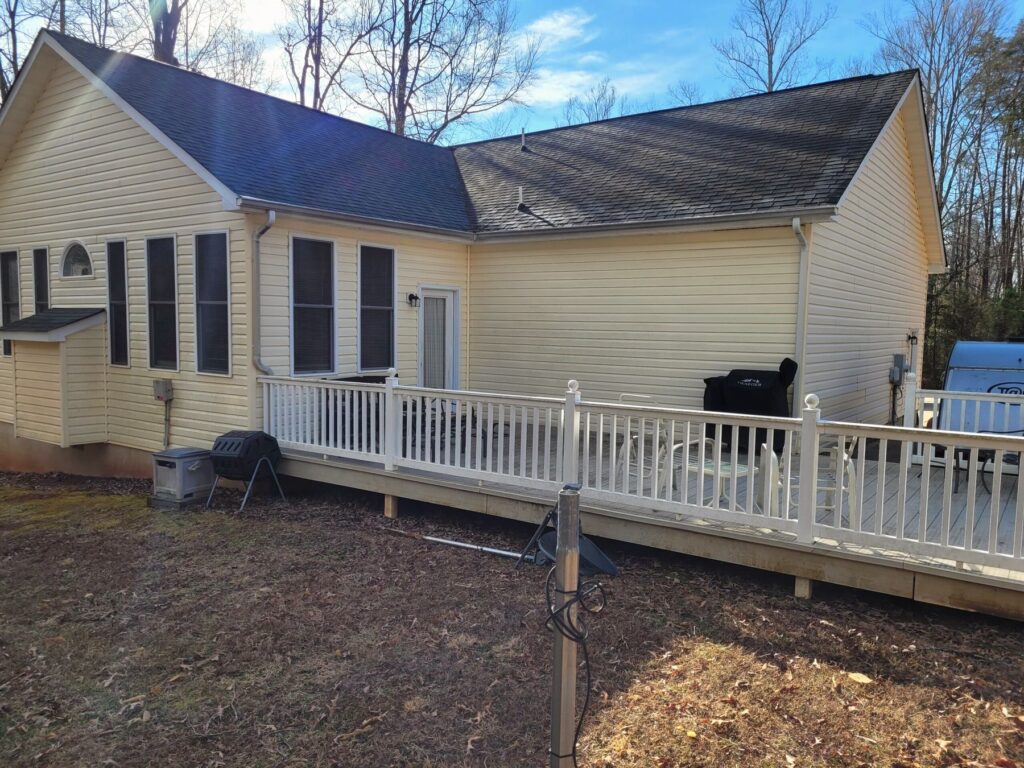 Wraparound deck by R.E. Horner Construction