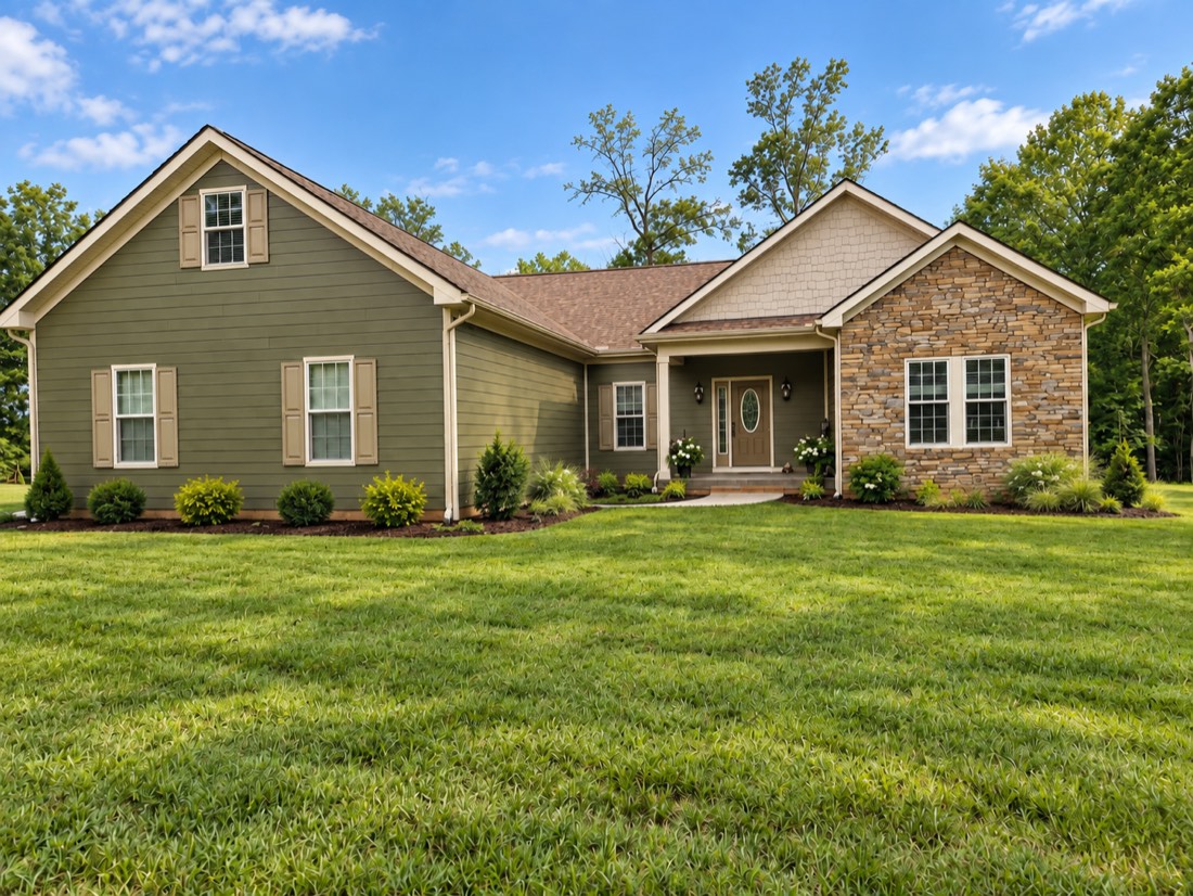 Custom home built by R.E. Horner Construction